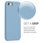 Husa pentru Apple iPhone 5/iPhone 5s/iPhone SE, Silicon, Albastru, 42766.161 fotografia produsului View 4 S