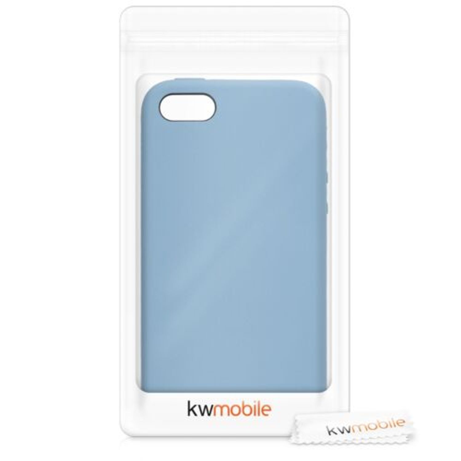 Husa pentru Apple iPhone 5/iPhone 5s/iPhone SE, Silicon, Albastru, 42766.161 fotografia produsului View 7 L