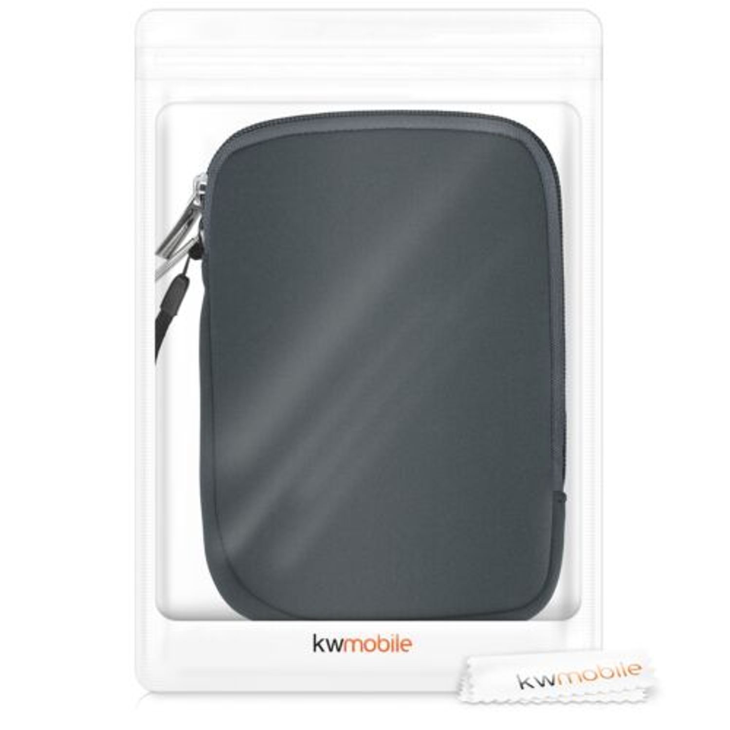 Husa universala pentru eBook reader, Textil, Gri, 50334.22 fotografia produsului View 7 L