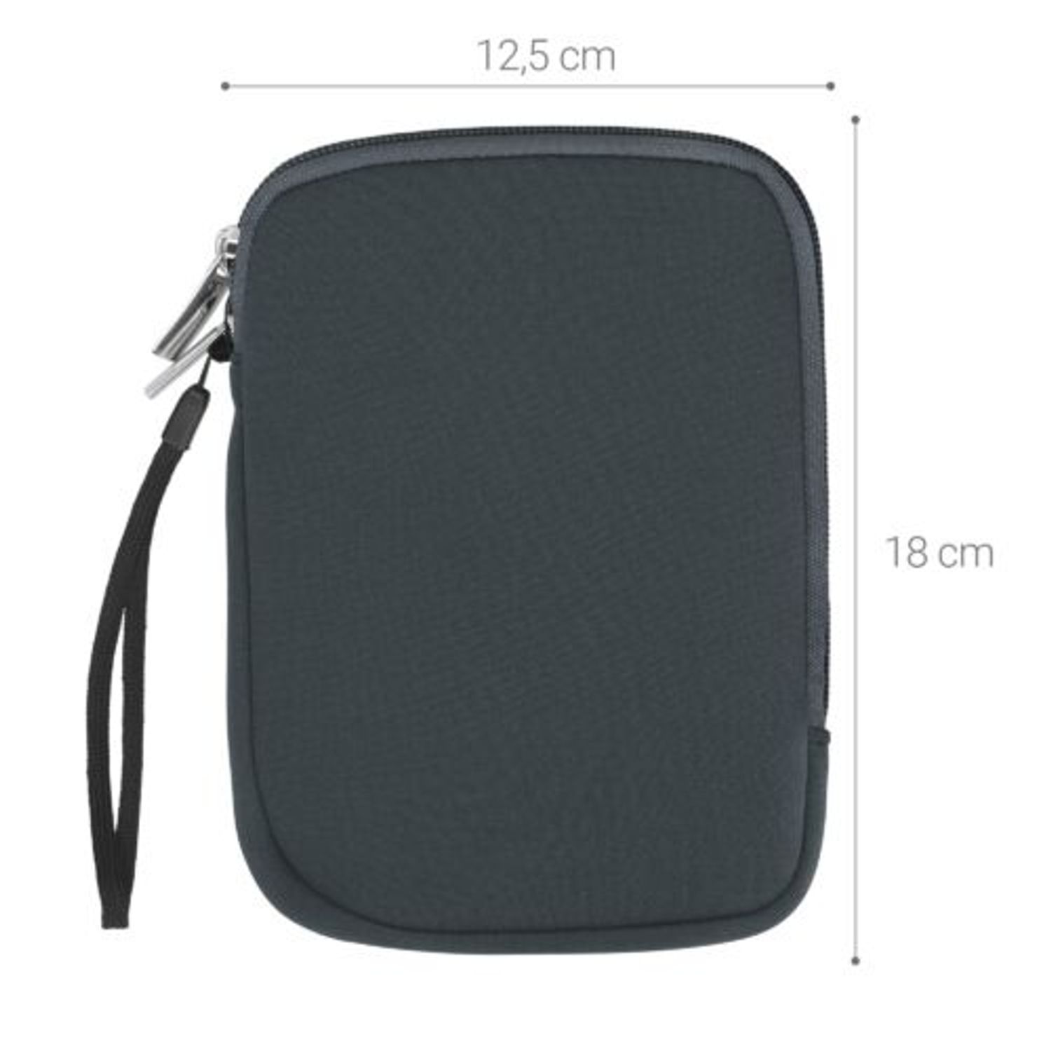Husa universala pentru eBook reader, Textil, Gri, 50334.22 fotografia produsului View 6 L