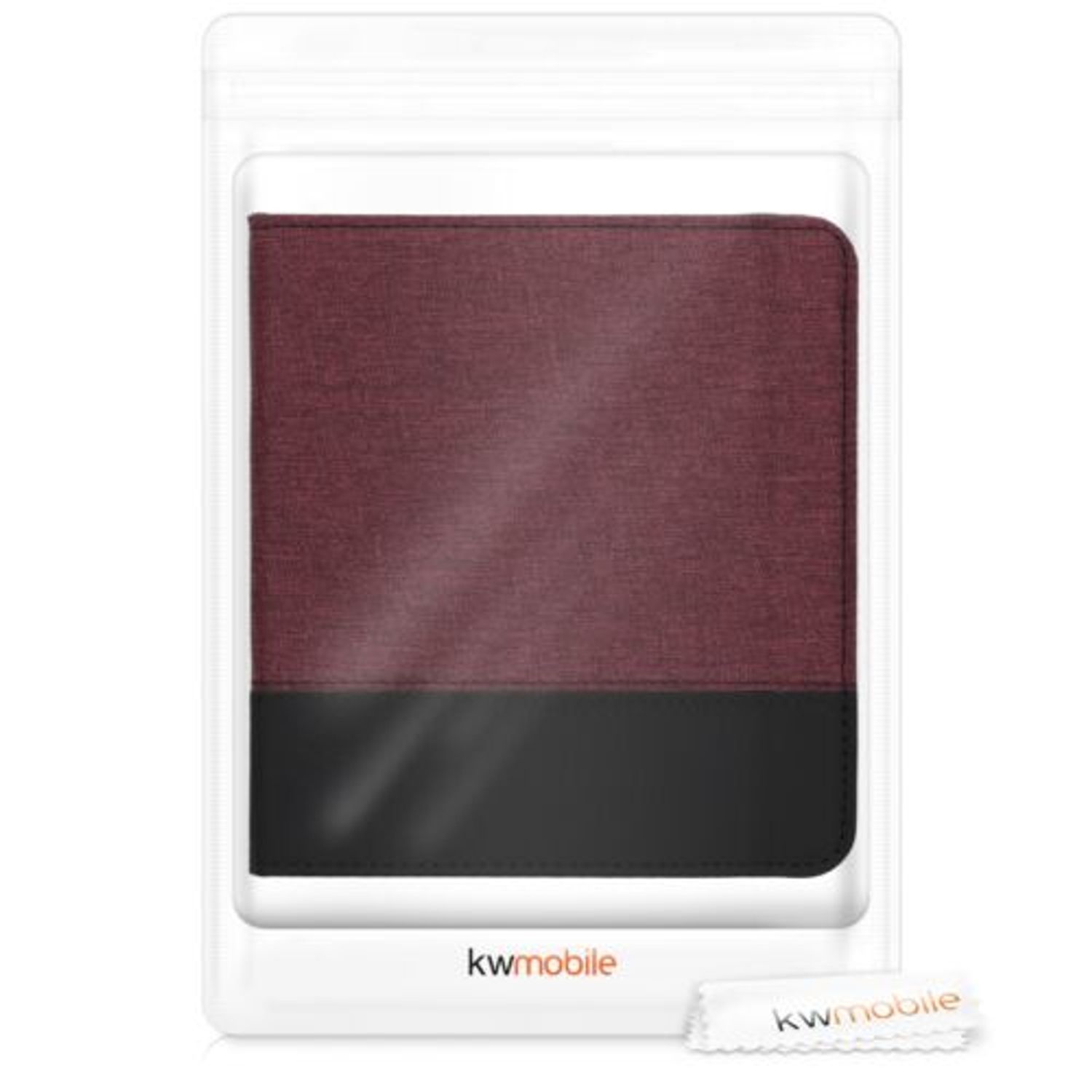Husa pentru Tolino Vision 5, Textil, Rosu, 50900.02 fotografia produsului View 7 L