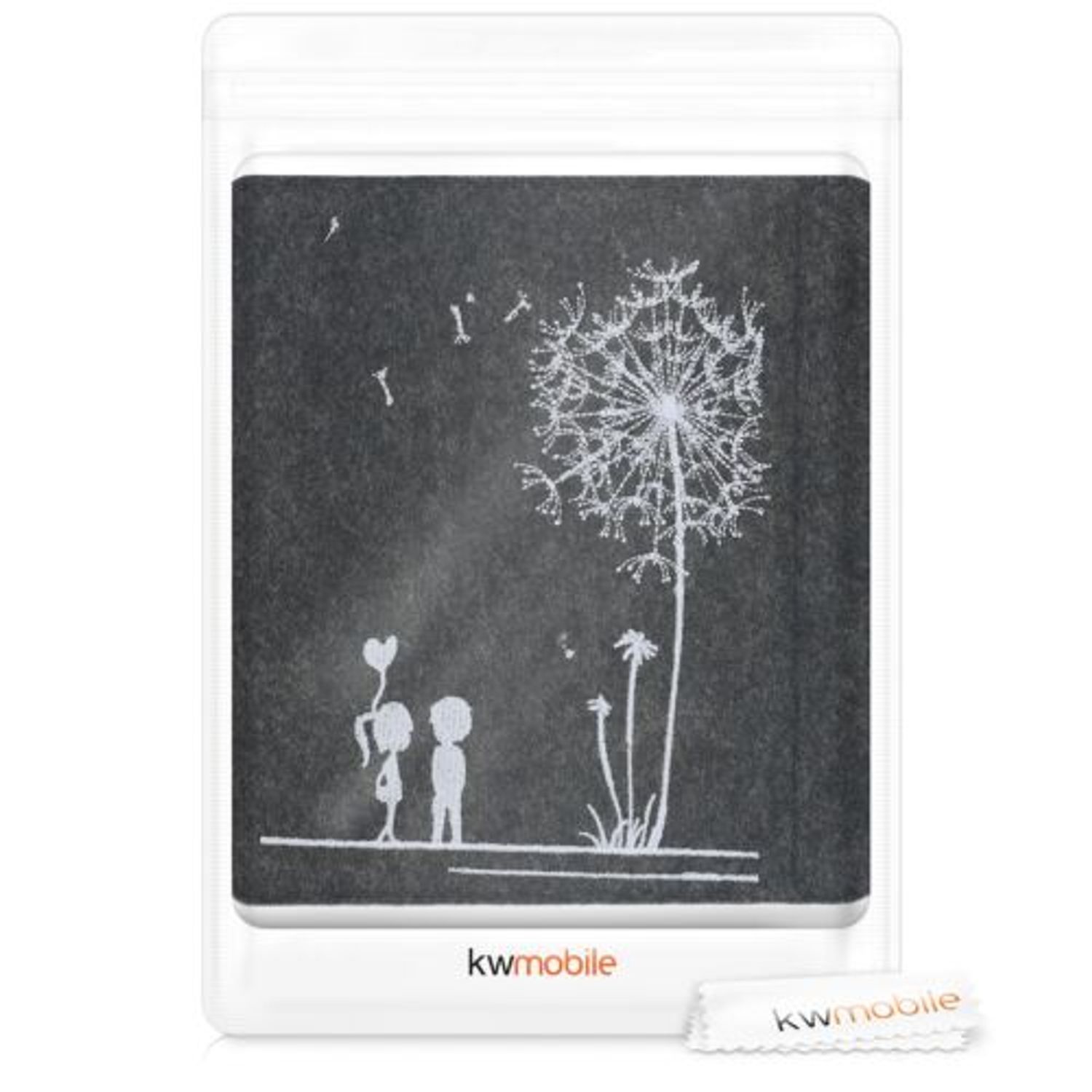 Husa pentru Tolino Vision 5, Textil, Gri, 50910.04 fotografia produsului View 8 L