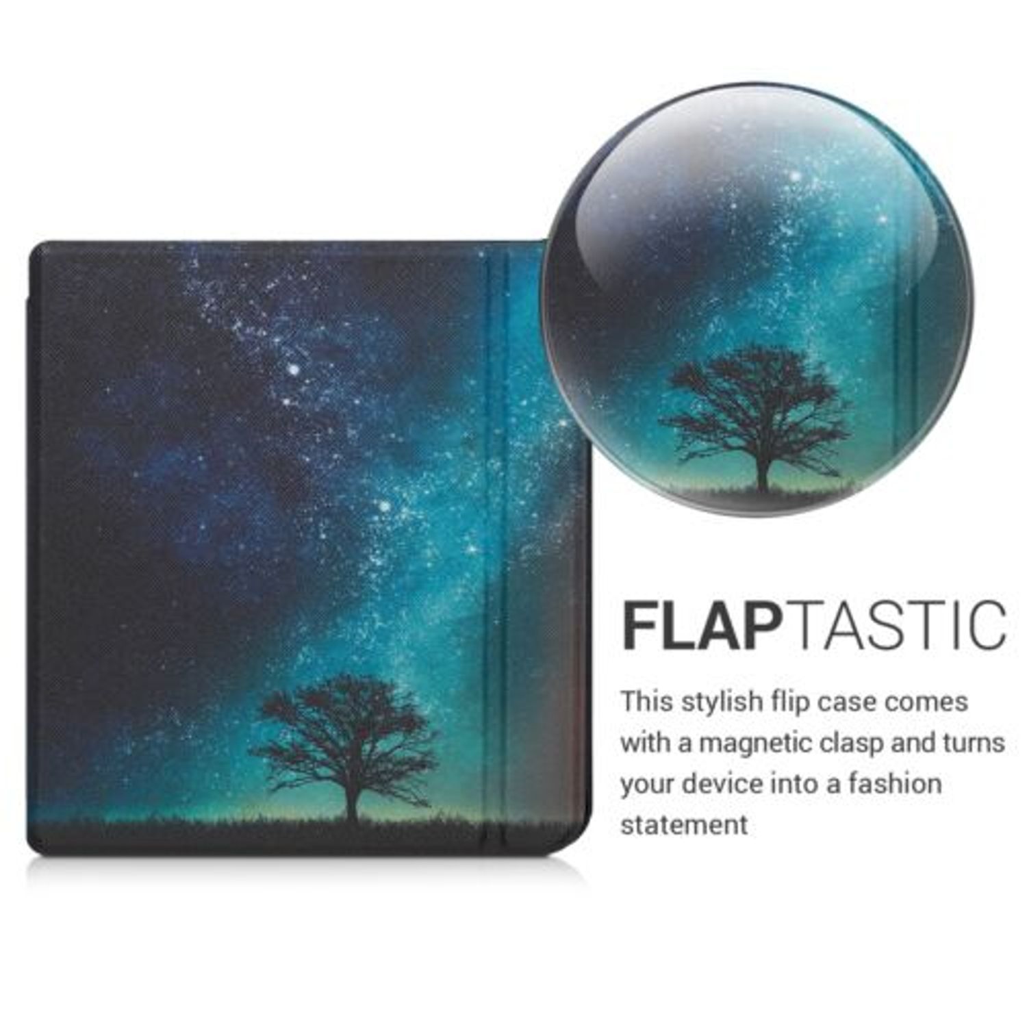 Husa pentru Tolino Vision 5, Piele ecologica, Multicolor, 50899.02 fotografia produsului View 3 L