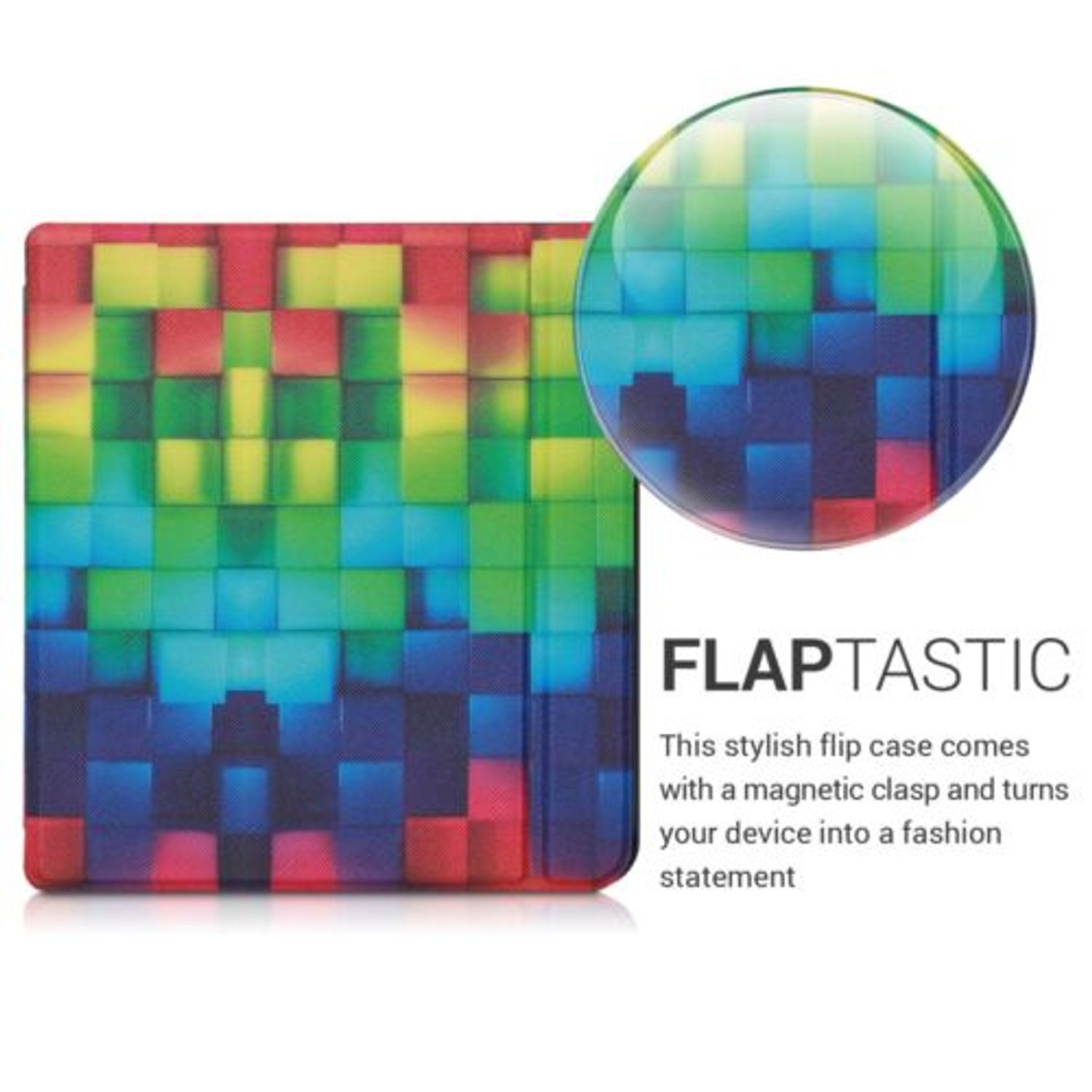 Husa pentru Tolino Vision 5, Piele ecologica, Multicolor, 50899.05 fotografia produsului View 3 L