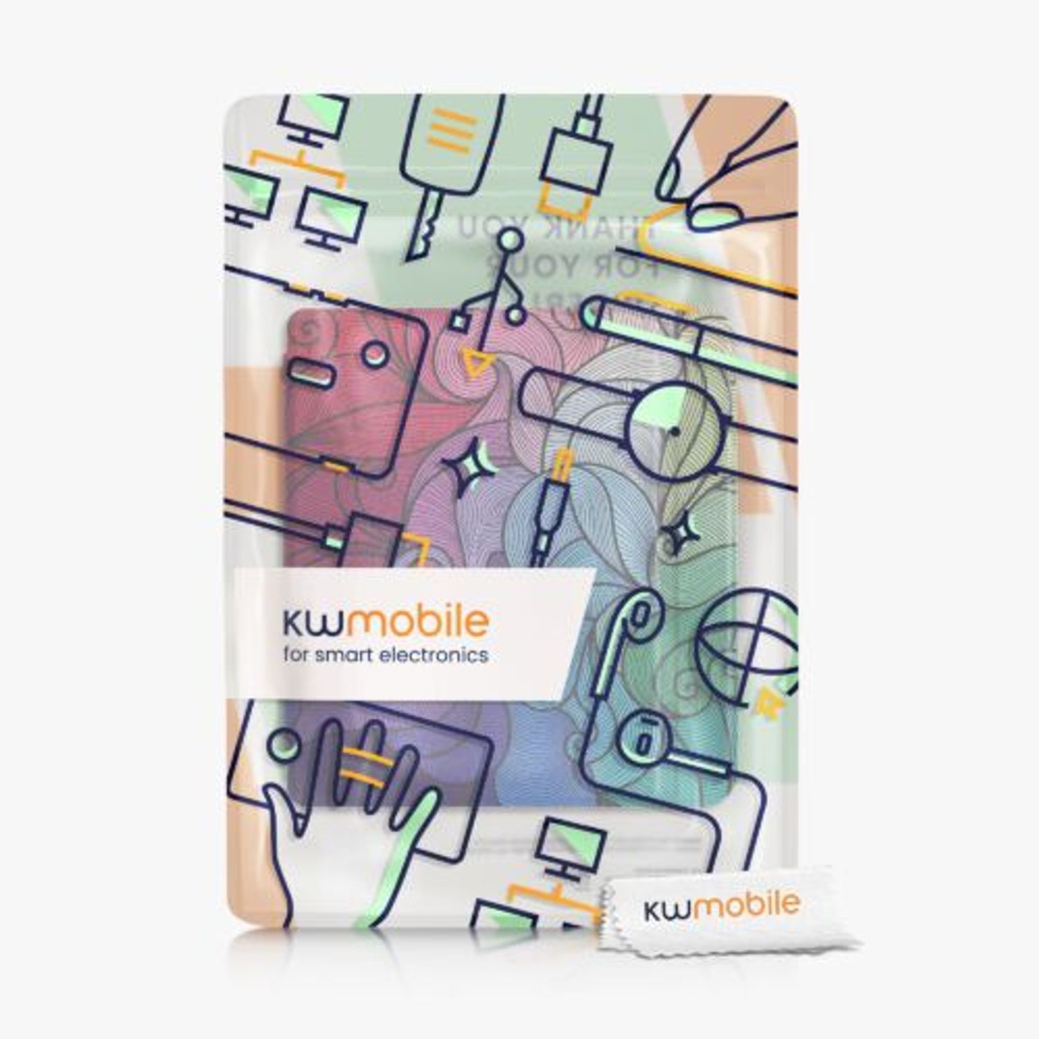 Husa pentru Kobo Libra 2, Piele ecologica, Multicolor, Kwmobile, 56575.10 fotografia produsului View 6 L