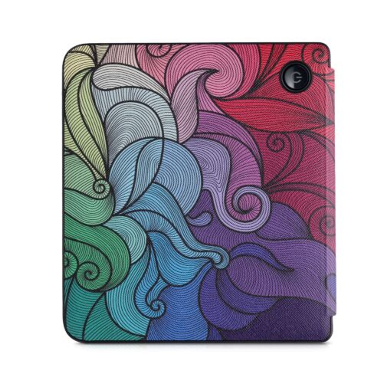 Husa pentru Kobo Libra 2, Piele ecologica, Multicolor, Kwmobile, 56575.10 fotografia produsului View 3 L