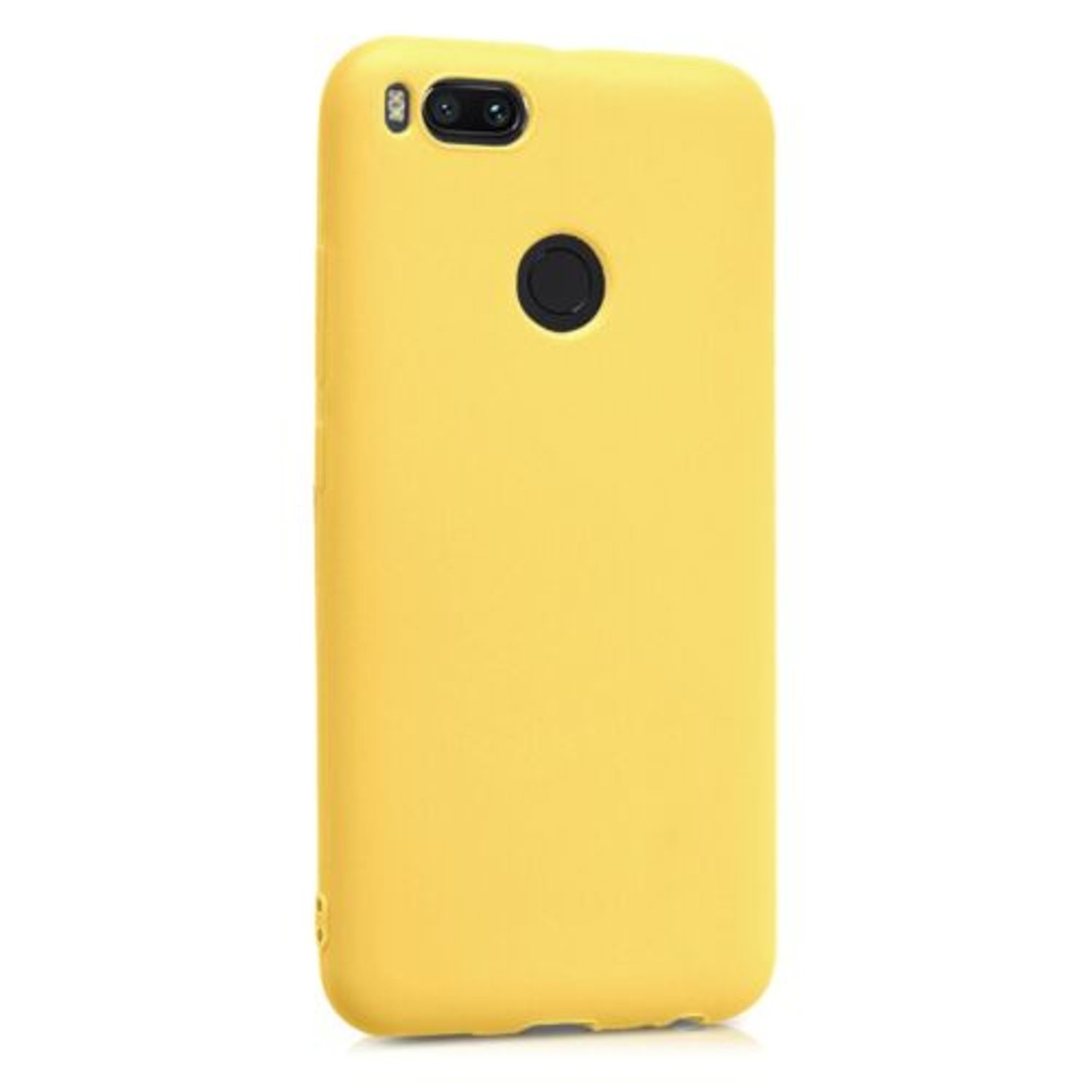 Husa pentru Xiaomi Mi A1, Silicon, Galben, 42838.49 fotografia produsului View 8 L