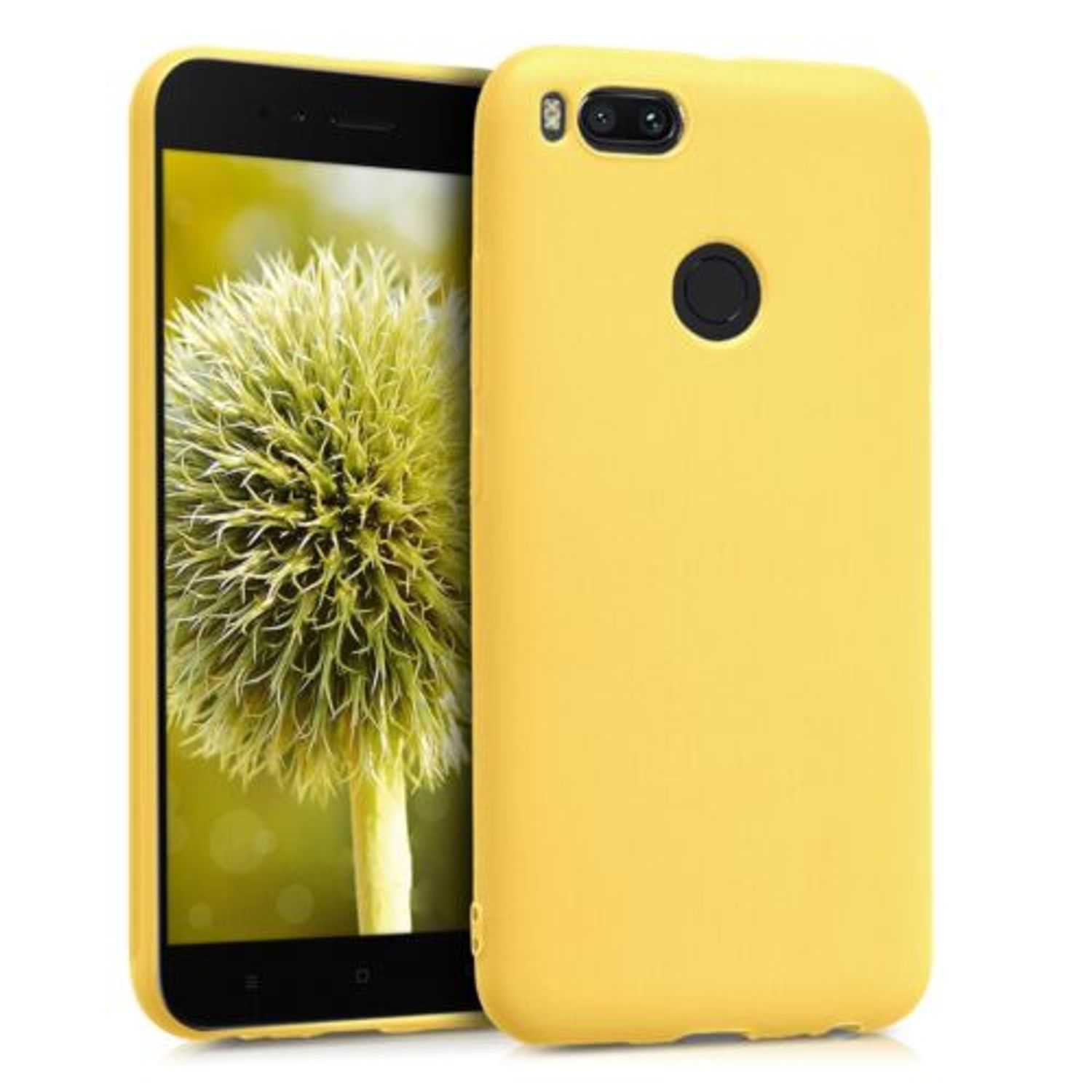 Husa pentru Xiaomi Mi A1, Silicon, Galben, 42838.49 fotografia produsului