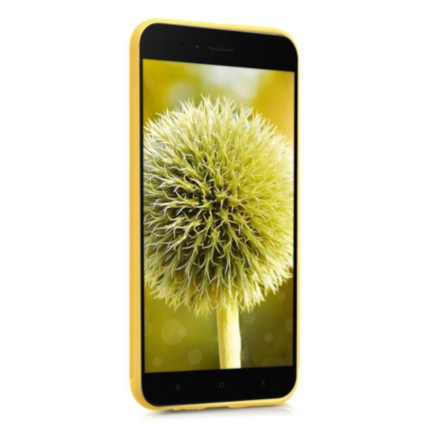 Husa pentru Xiaomi Mi A1, Silicon, Galben, 42838.49 fotografia produsului View 3 L
