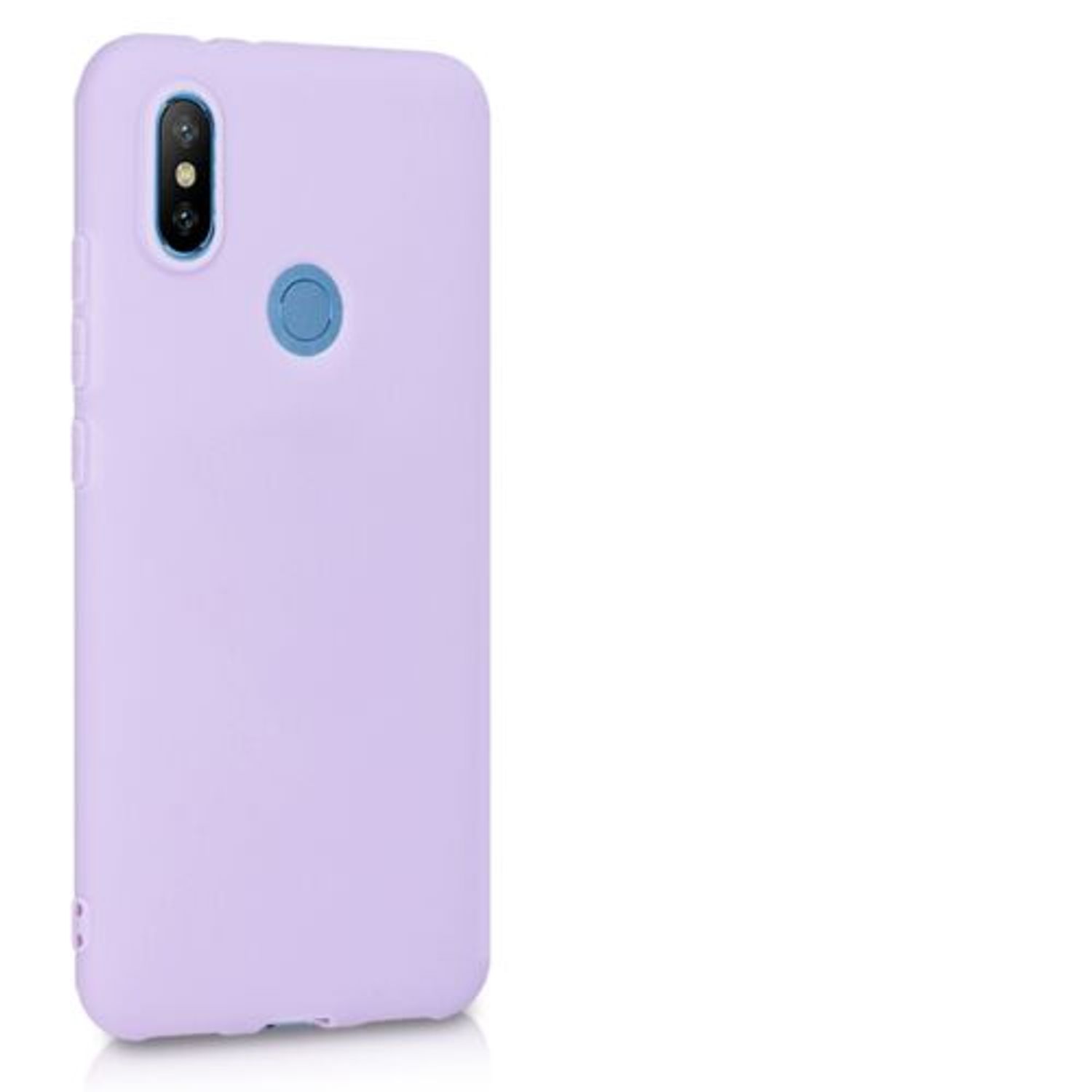 Husa pentru Xiaomi Mi A2/Mi 6X, Silicon, Mov, 45063.108 fotografia produsului View 8 L