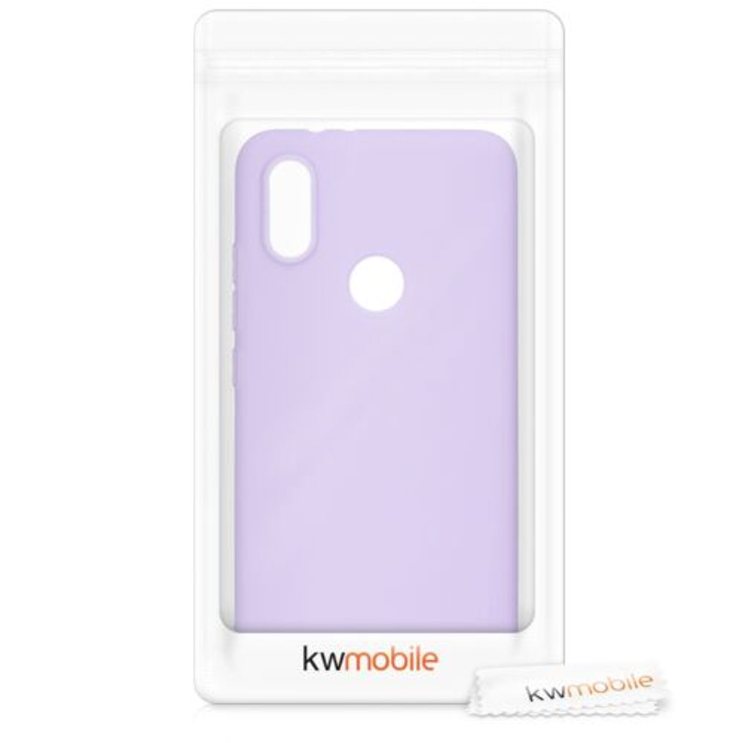 Husa pentru Xiaomi Mi A2/Mi 6X, Silicon, Mov, 45063.108 fotografia produsului View 7 L