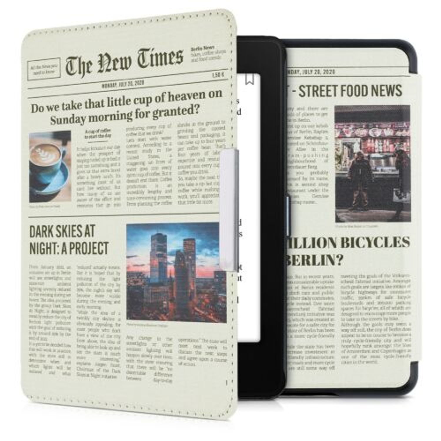 Husa pentru Kindle Paperwhite 10, Piele ecologica, Multicolor, Kwmobile, 46644.65 fotografia produsului