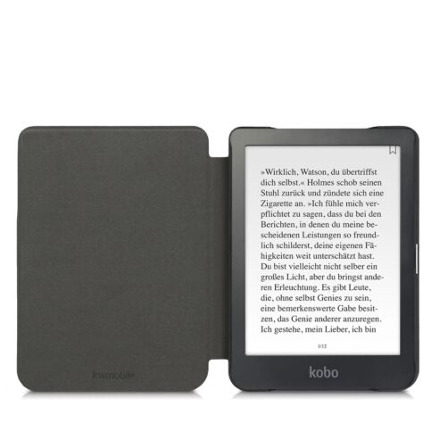 Husa pentru Kobo Clara HD, Piele ecologica, Multicolor, Kwmobile, 45220.32 fotografia produsului View 8 L