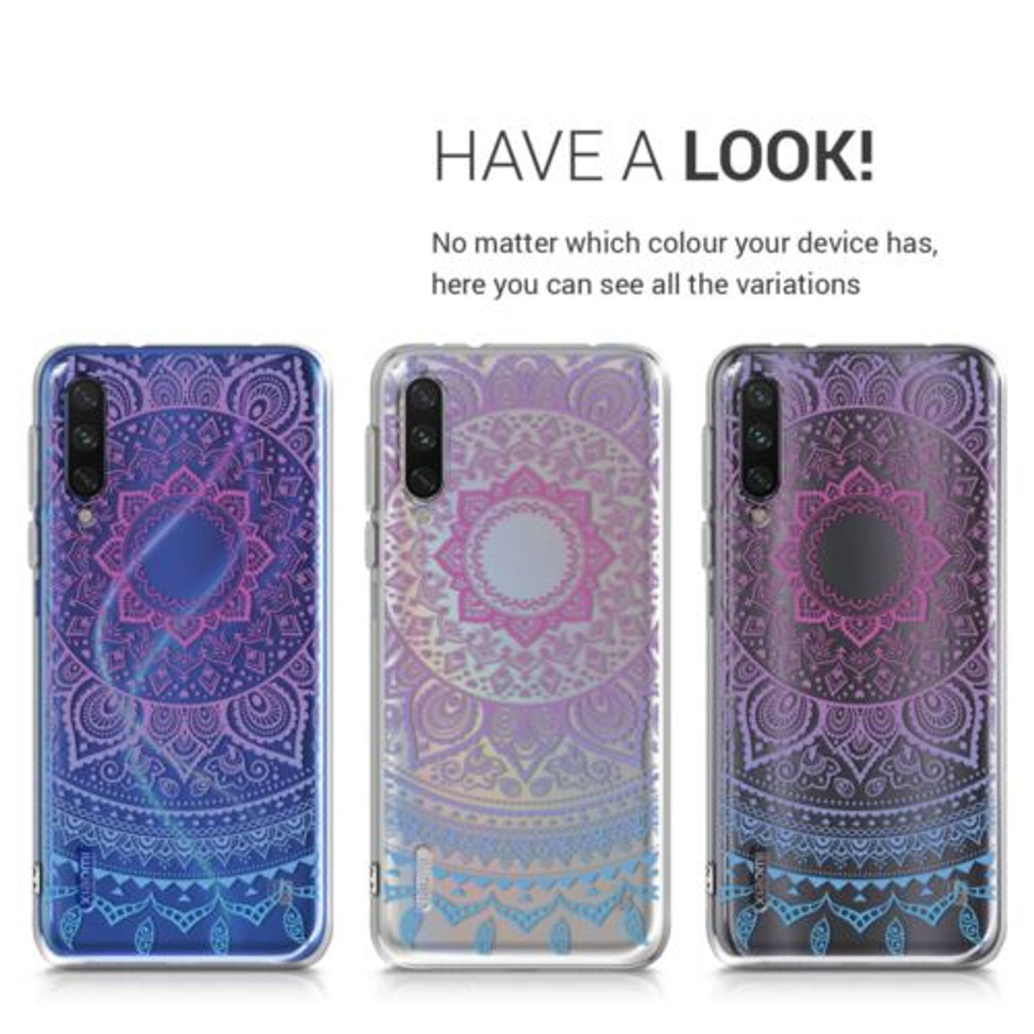 Husa pentru Xiaomi Mi A3/Mi CC9e, Silicon, Multicolor, 49683.02 fotografia produsului View 5 L