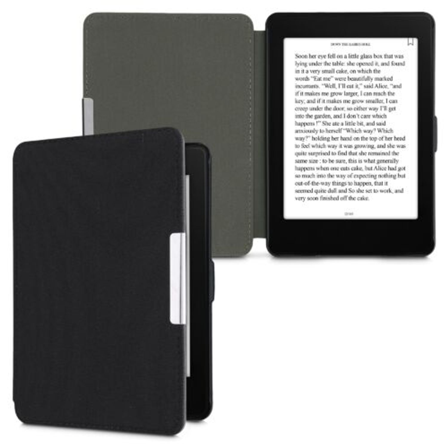 Husa pentru Kindle Paperwhite 7, Textil, Negru, Kwmobile, 49487.01 fotografia produsului