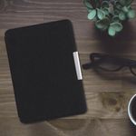 Husa pentru Kindle Paperwhite 7, Textil, Negru, Kwmobile, 49487.01 fotografia produsului View 3 S