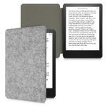 Husa pentru Kindle Paperwhite 11, Textil, Gri, Kwmobile, 56259.25 fotografia produsului View 2 S