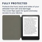 Husa pentru Kindle Paperwhite 11, Textil, Gri, Kwmobile, 56259.25 fotografia produsului View 5 S
