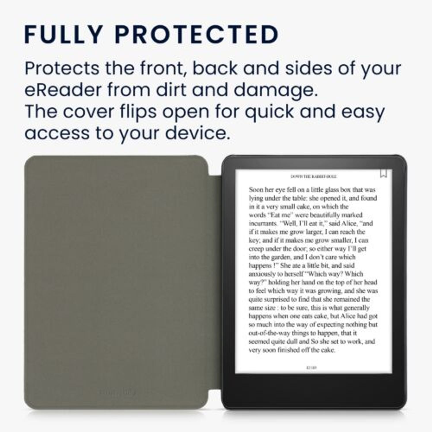 Husa pentru Kindle Paperwhite 11, Textil, Gri, Kwmobile, 56259.25 fotografia produsului View 5 L