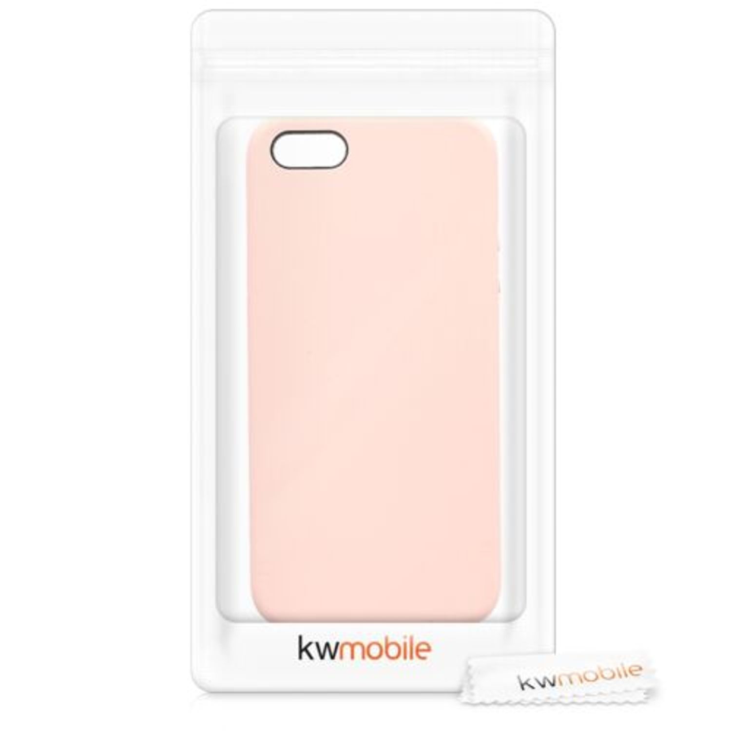 Husa pentru Apple iPhone 5/iPhone 5s/iPhone SE, Silicon, Roz, 42766.10 fotografia produsului View 7 L