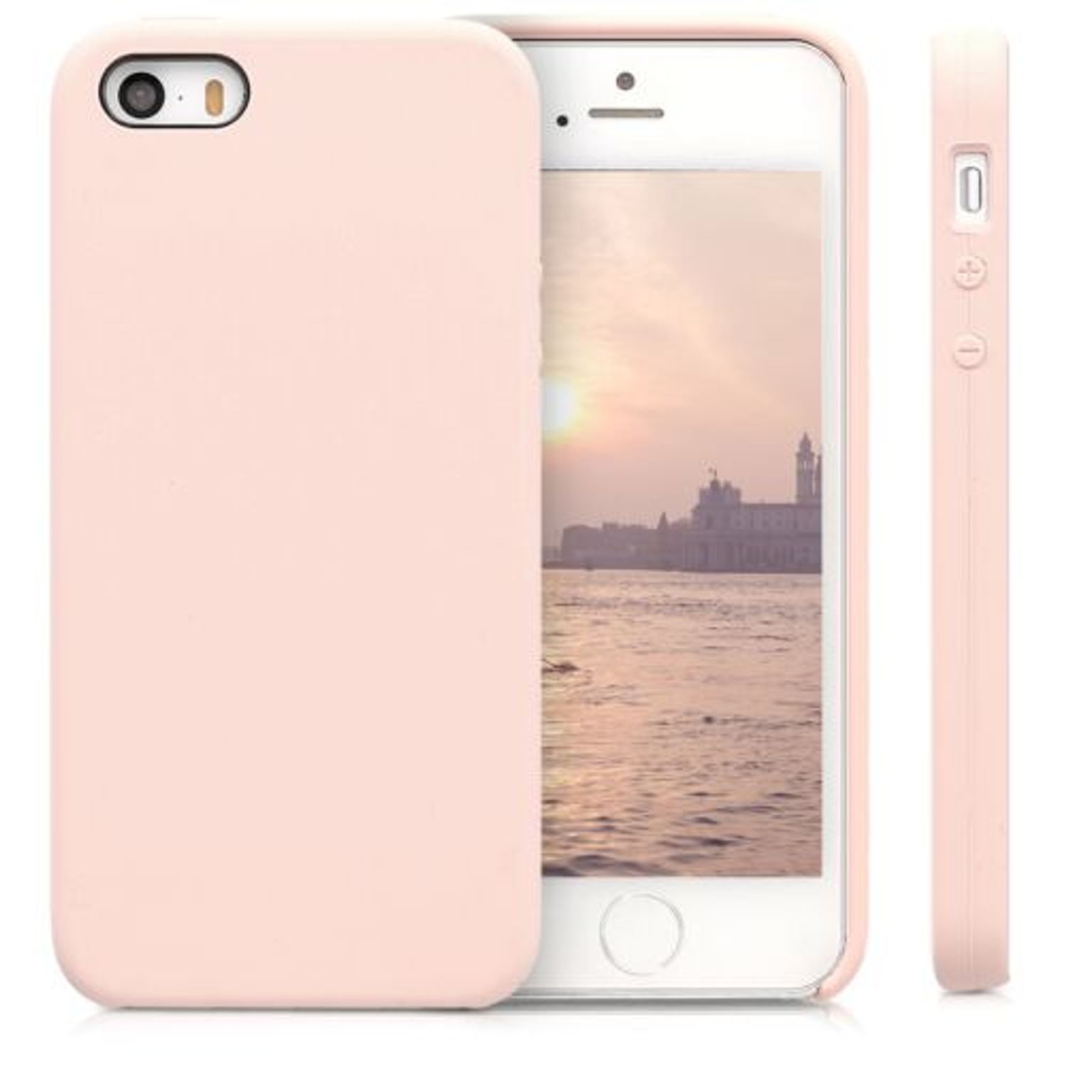 Husa pentru Apple iPhone 5/iPhone 5s/iPhone SE, Silicon, Roz, 42766.10 fotografia produsului View 2 L