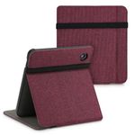 Husa pentru Kobo Libra H2O, Textil, Rosu, Kwmobile, 50301.09 fotografia produsului View 2 S