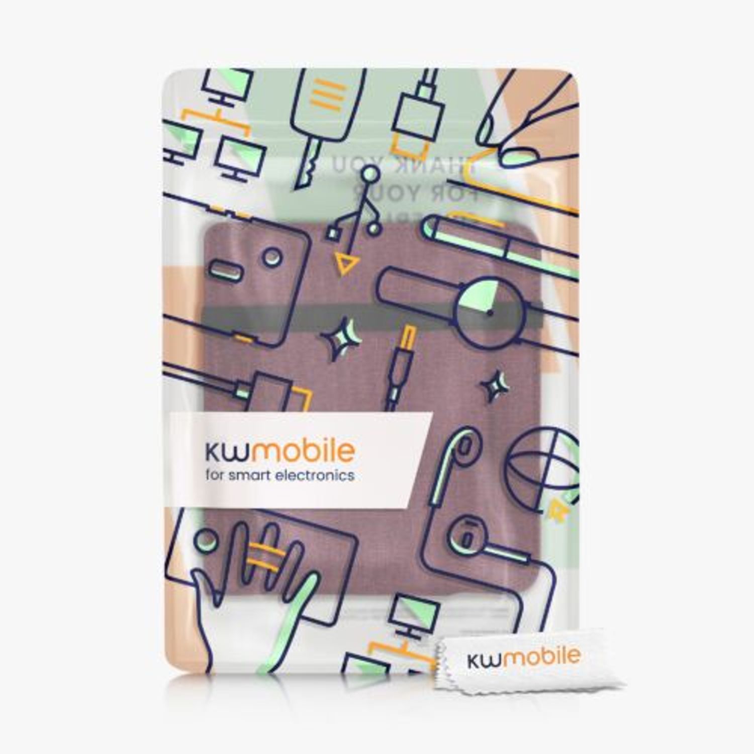 Husa pentru Kobo Libra H2O, Textil, Rosu, Kwmobile, 50301.09 fotografia produsului View 7 L