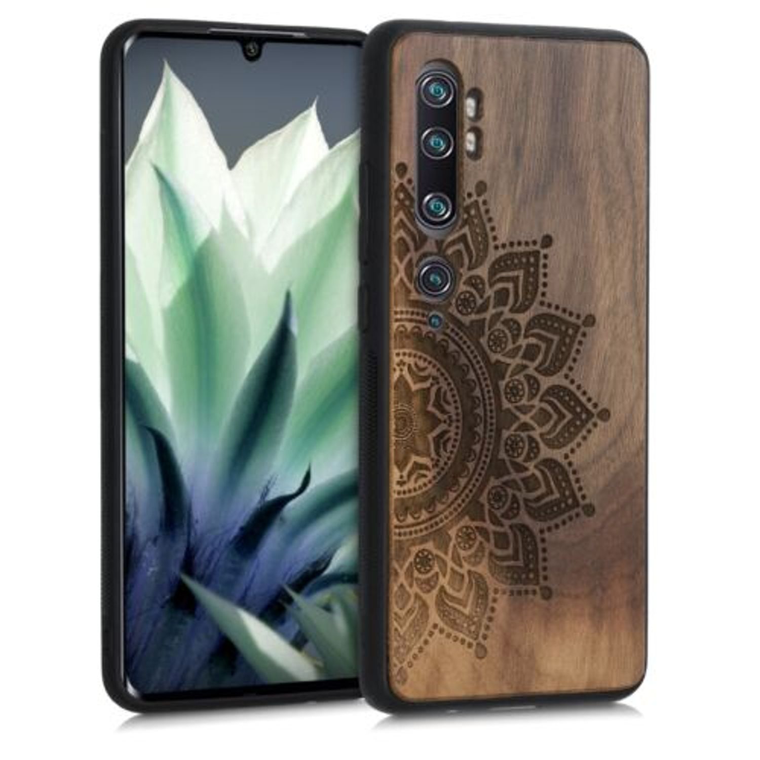 Husa pentru Xiaomi Mi Note 10/Mi Note 10 Pro, Lemn, Maro, 51278.01 fotografia produsului