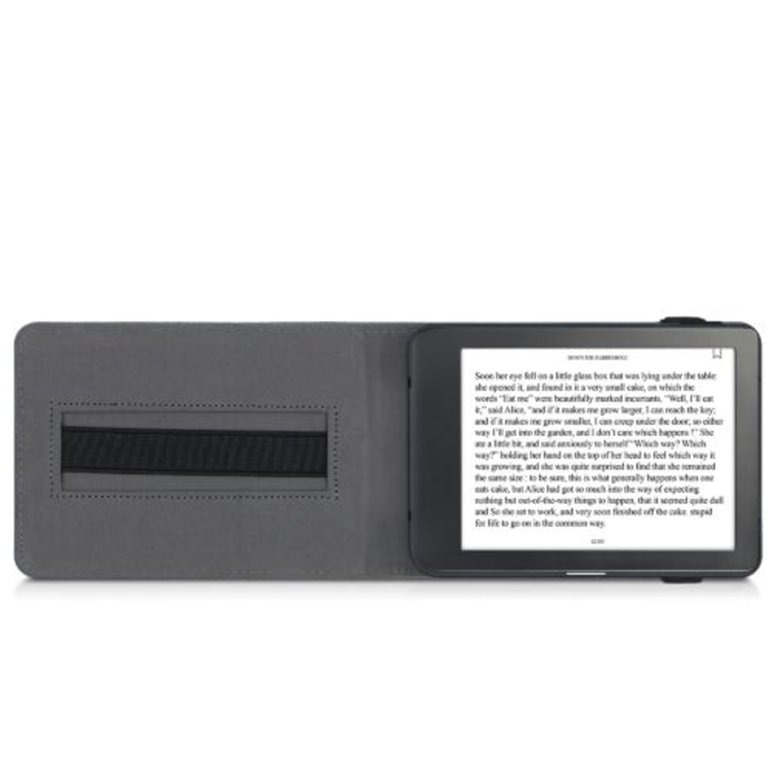Husa pentru Kobo Clara HD, Textil, Gri, Kwmobile, 48379.01 fotografia produsului View 9 L