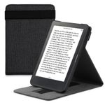 Husa pentru Kobo Clara HD, Textil, Gri, Kwmobile, 48379.01 fotografia produsului