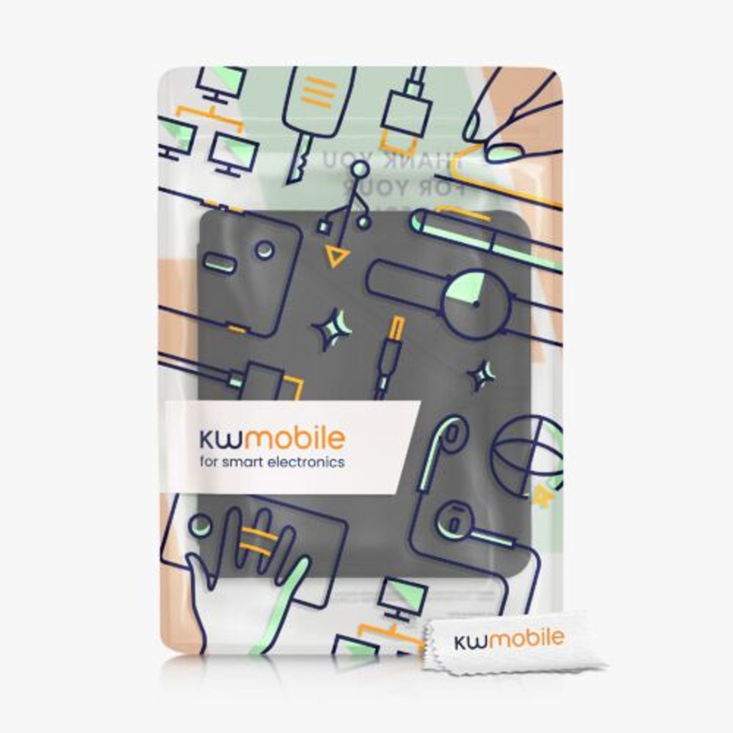 Husa pentru Tolino Vision 6, Piele ecologica, Negru, Kwmobile, 56595.01 fotografia produsului View 9 L