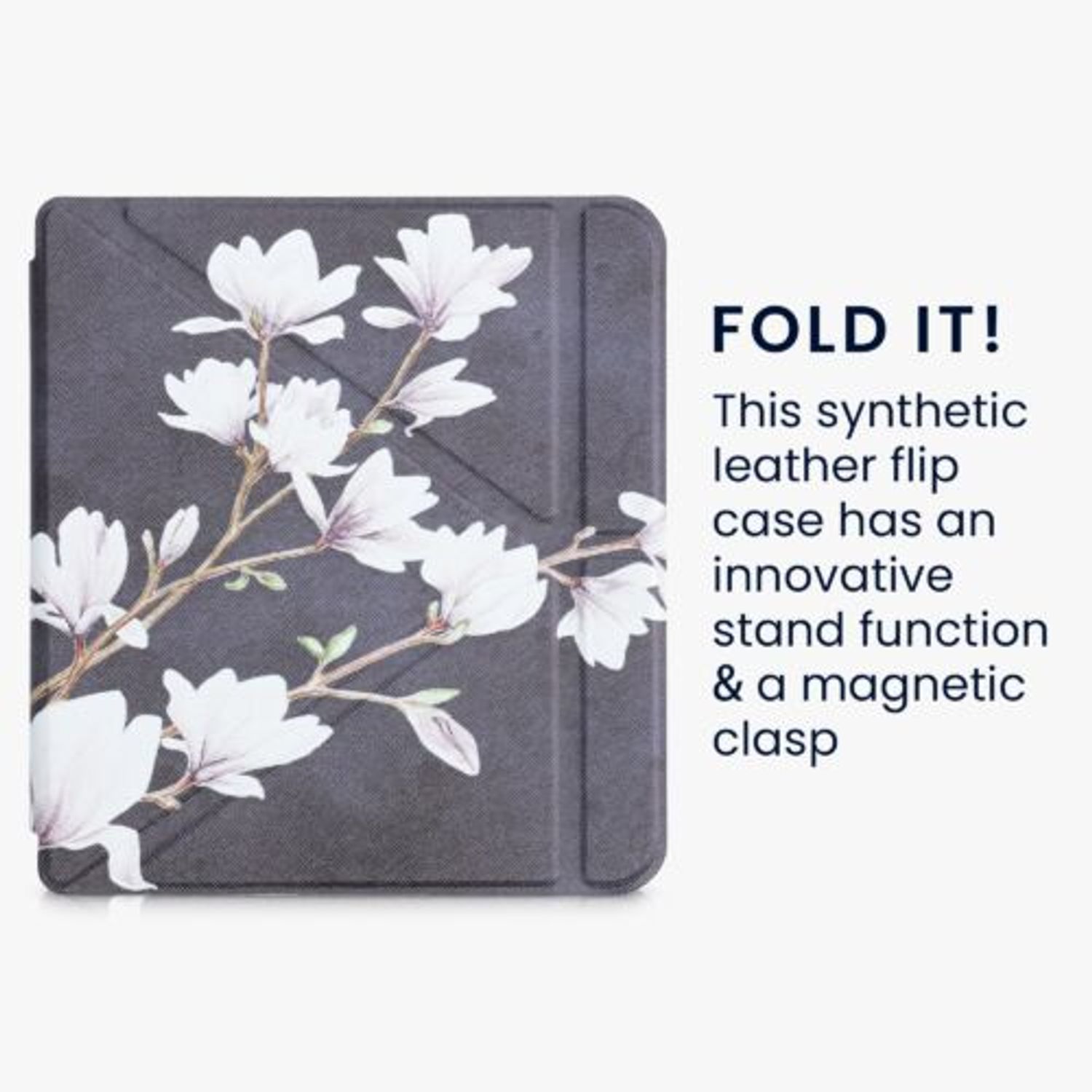 Husa pentru Kobo Libra 2, Piele ecologica, Multicolor, Kwmobile, 56577.04 fotografia produsului View 3 L