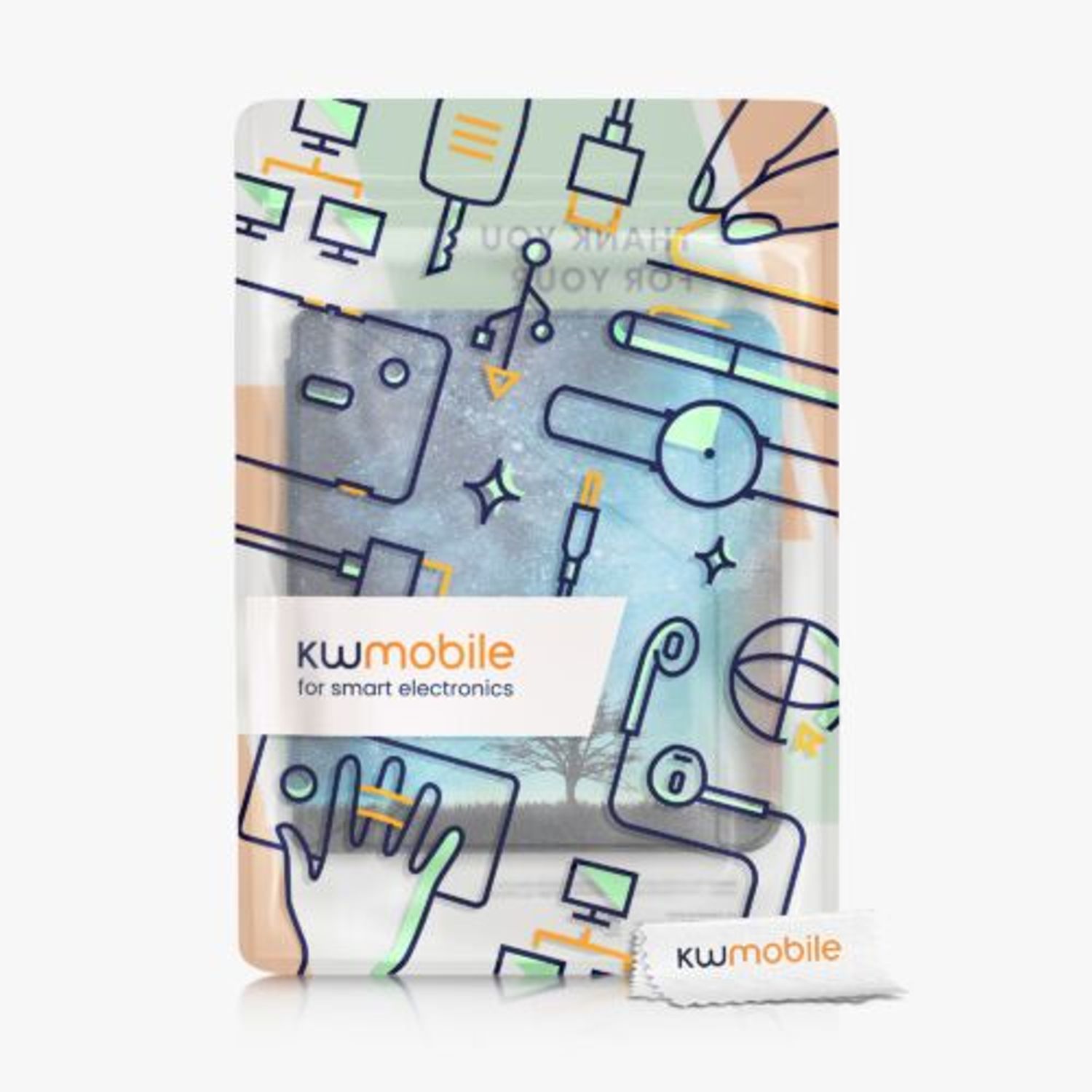 Husa pentru Kobo Libra 2, Piele ecologica, Multicolor, Kwmobile, 56577.01 fotografia produsului View 8 L