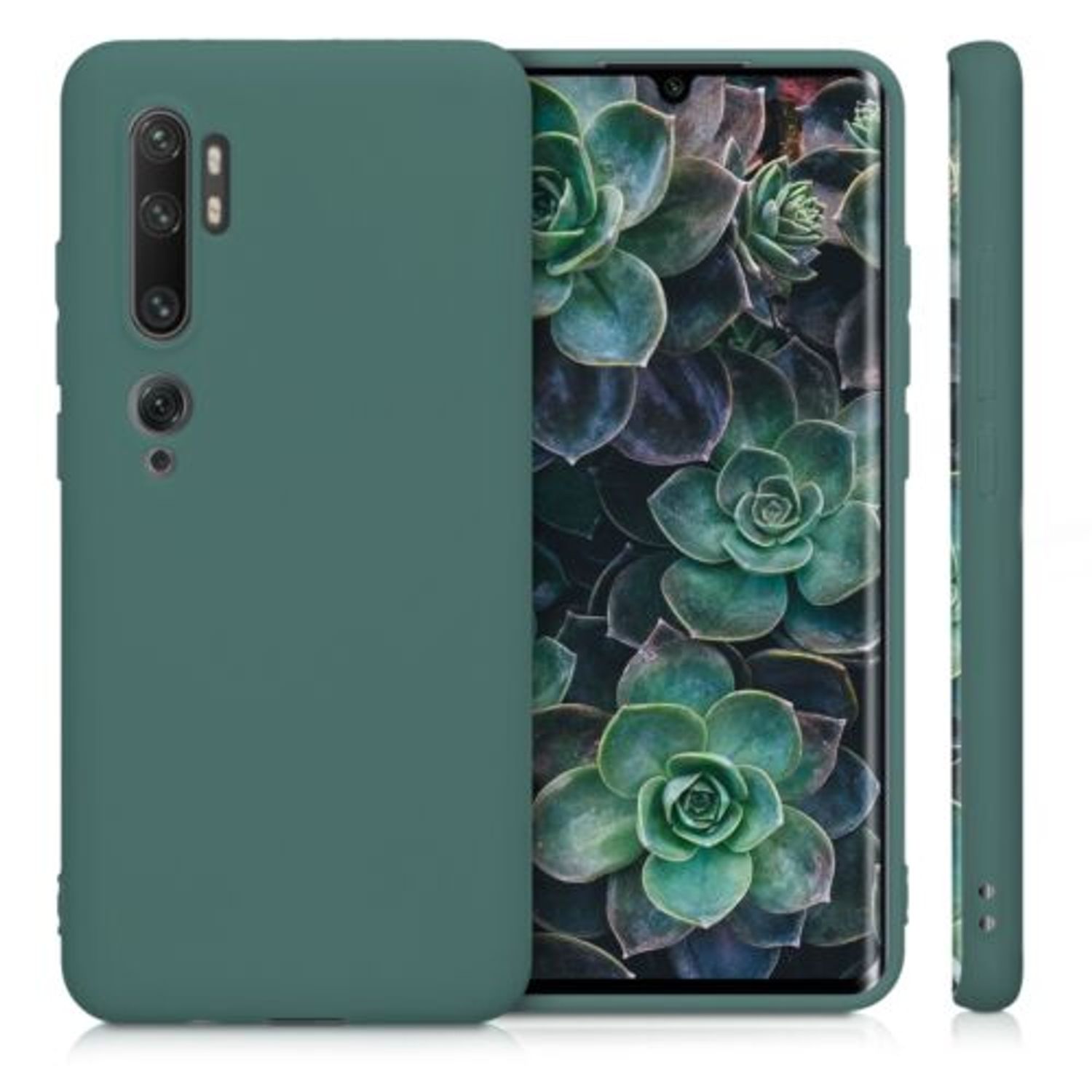 Husa pentru Xiaomi Mi Note 10/Mi Note 10 Pro, Silicon, Verde, 50948.171 fotografia produsului View 2 L