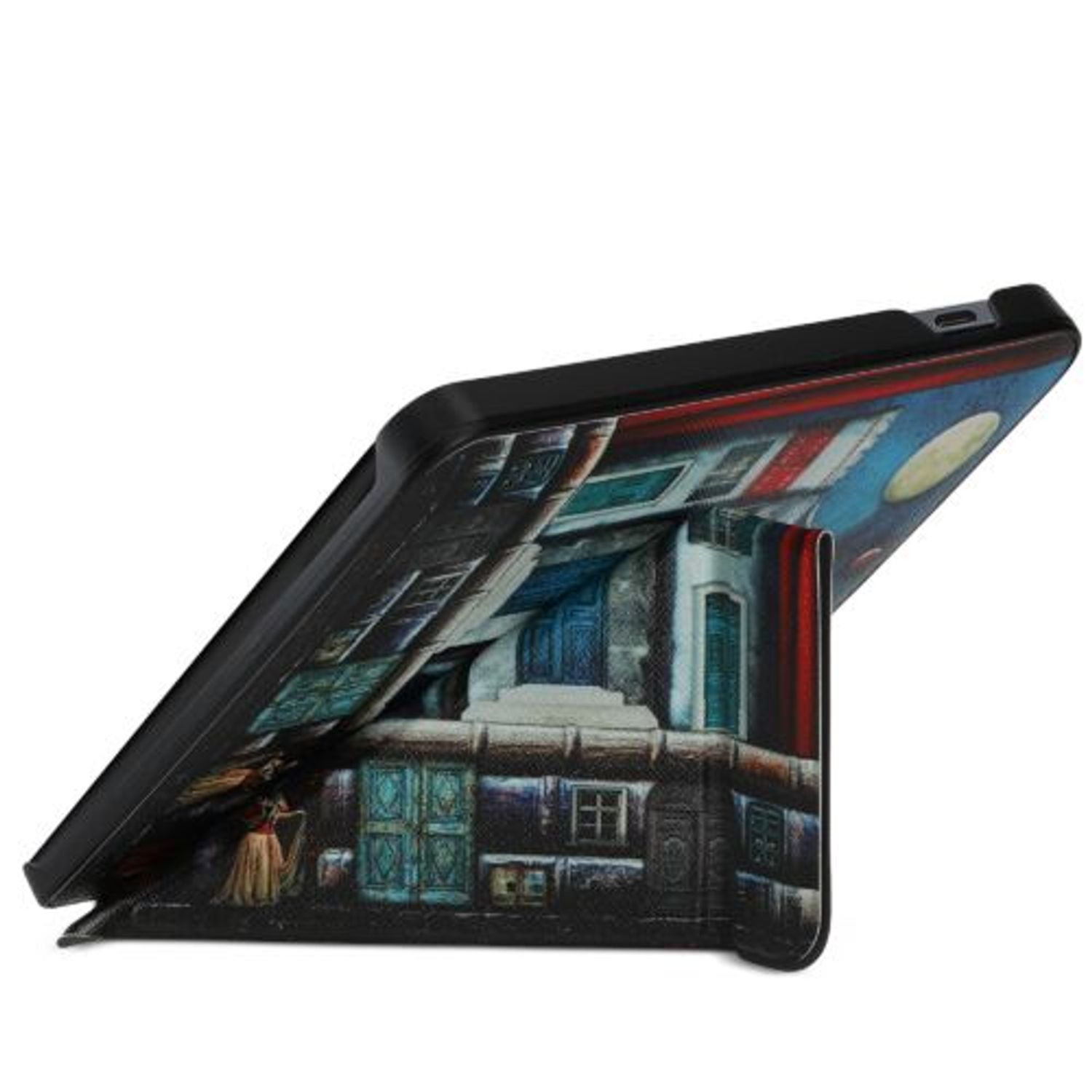 Husa pentru Kobo Libra H2O, Piele ecologica, Multicolor, Kwmobile, 50540.31 fotografia produsului View 7 L