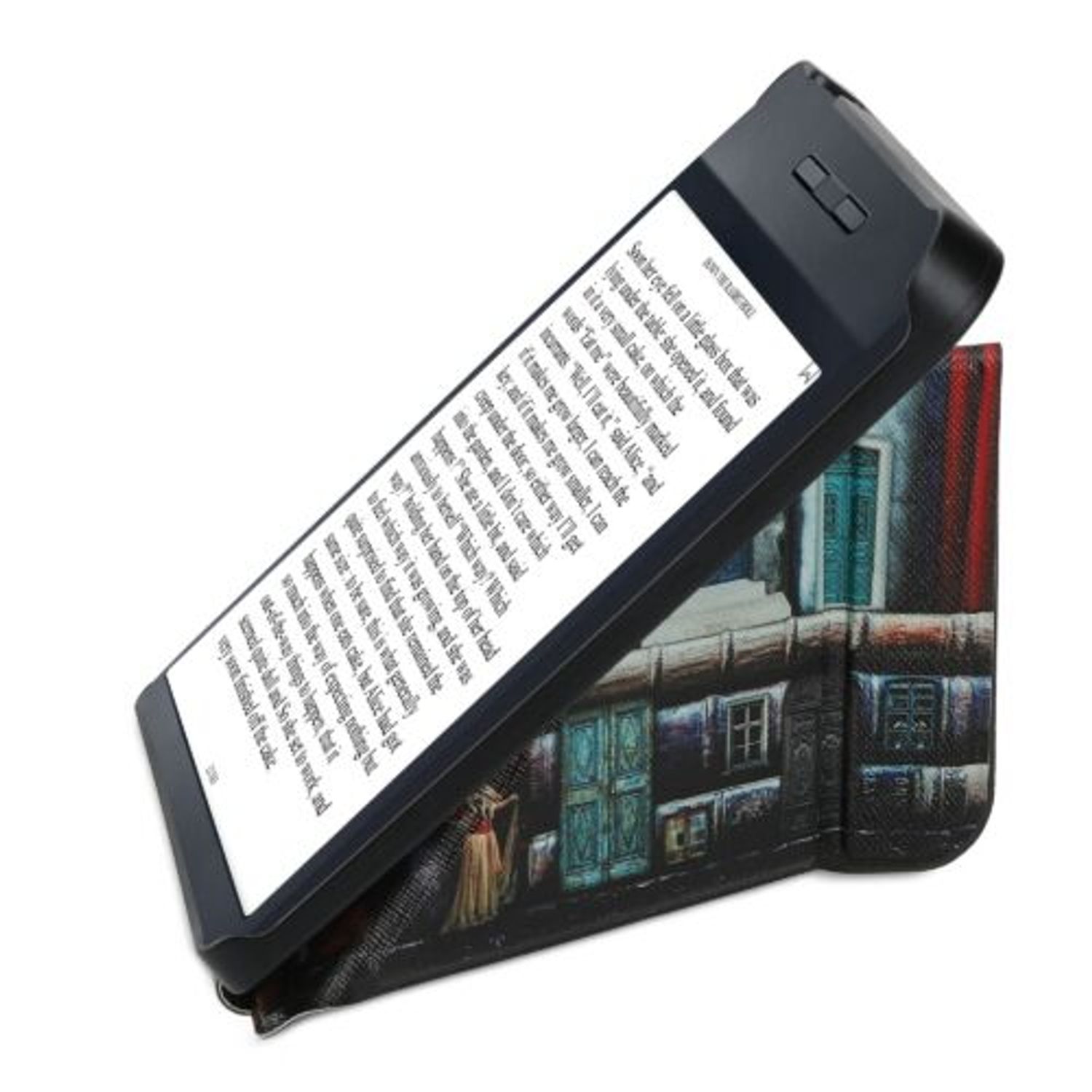 Husa pentru Kobo Libra H2O, Piele ecologica, Multicolor, Kwmobile, 50540.31 fotografia produsului View 8 L