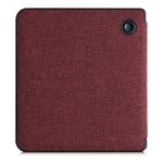 Husa pentru Kobo Libra H2O, Textil, Rosu, Kwmobile, 52460.09 fotografia produsului View 5 S