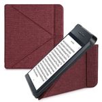 Husa pentru Kobo Libra H2O, Textil, Rosu, Kwmobile, 52460.09 fotografia produsului