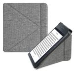 Husa pentru Kobo Libra H2O, Textil, Gri, Kwmobile, 52460.25 fotografia produsului