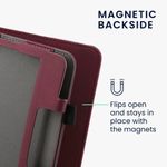 Husa pentru Kobo Libra H2O, Piele ecologica, Rosu, Kwmobile, 56875.01 fotografia produsului View 7 S