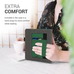 Husa pentru Kobo Libra H2O, Piele ecologica, Verde, Kwmobile, 50319.19 fotografia produsului View 3 S