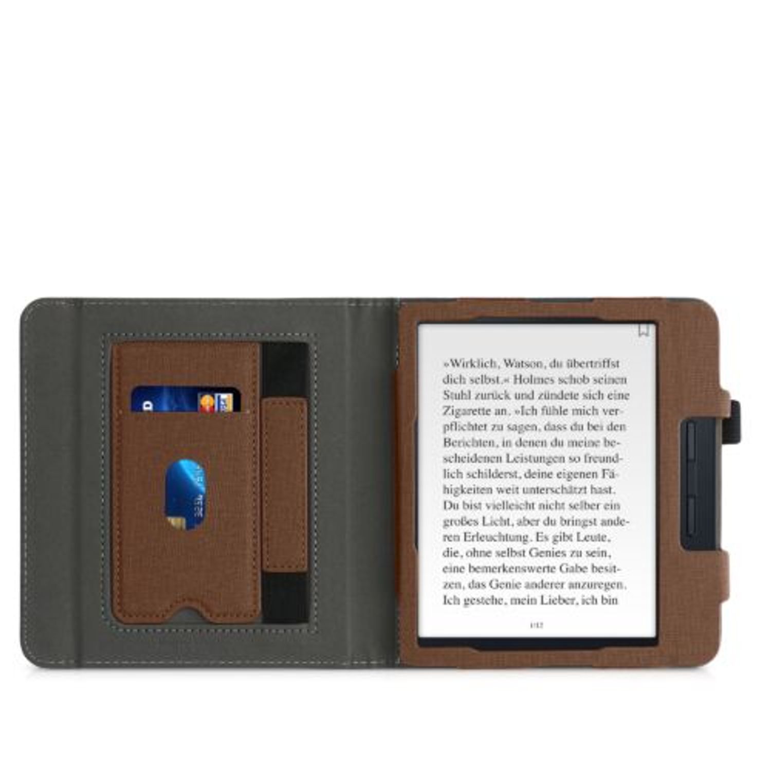 Husa pentru Kobo Libra H2O, Piele ecologica, Multicolor, Kwmobile, 50319.15 fotografia produsului View 7 L