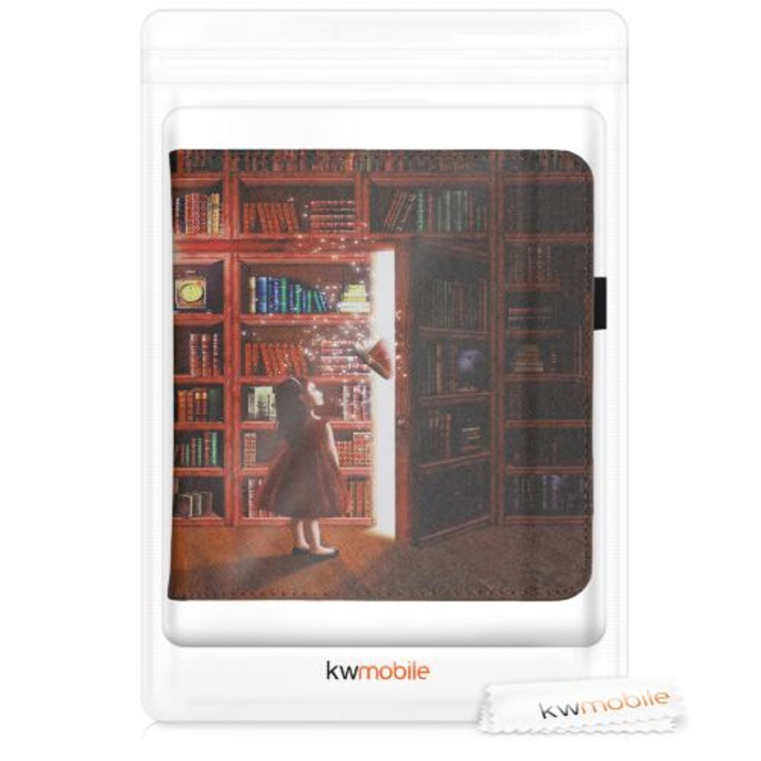 Husa pentru Kobo Libra H2O, Piele ecologica, Multicolor, Kwmobile, 50319.15 fotografia produsului View 9 L