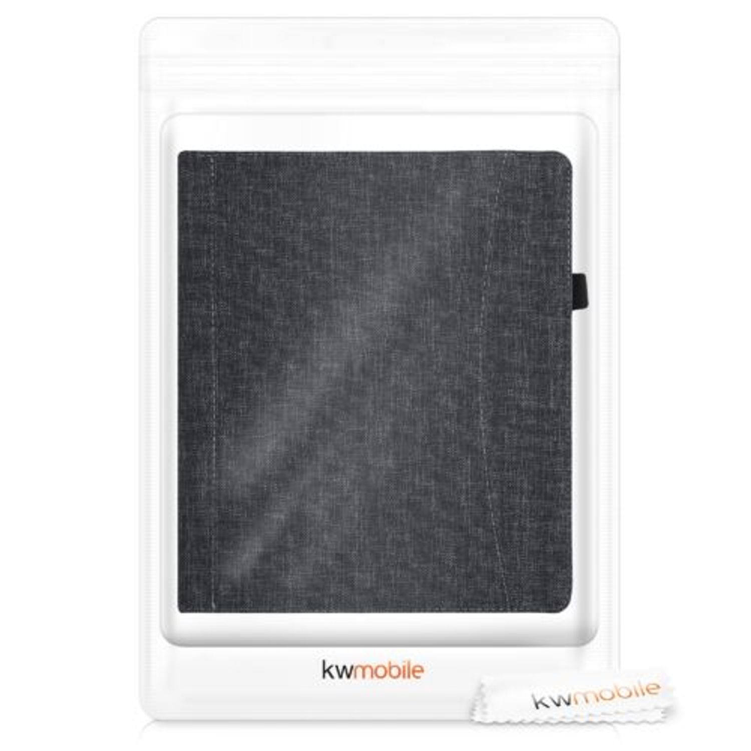Husa pentru Kobo Elipsa, Textil, Gri, Kwmobile, 55424.19 fotografia produsului View 7 L
