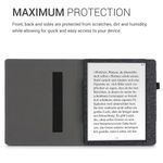 Husa pentru Kobo Elipsa, Textil, Gri, Kwmobile, 55424.19 fotografia produsului View 5 S