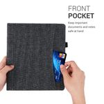 Husa pentru Kobo Elipsa, Textil, Gri, Kwmobile, 55424.19 fotografia produsului View 4 S