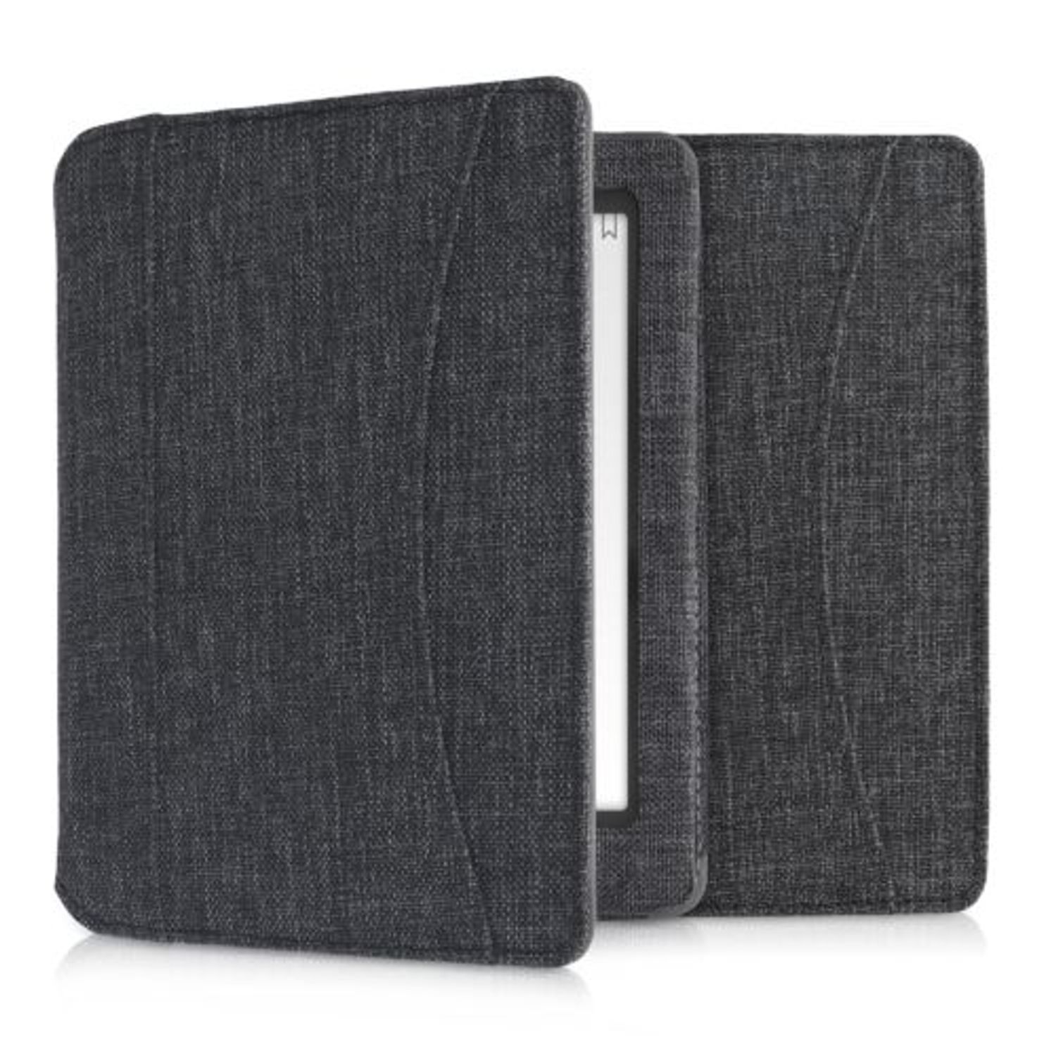 Husa pentru Kobo Aura Edition 1, Textil, Gri, Kwmobile, 54136.19 fotografia produsului