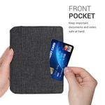 Husa pentru Kobo Aura Edition 1, Textil, Gri, Kwmobile, 54136.19 fotografia produsului View 5 S