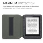 Husa pentru Kobo Aura Edition 1, Textil, Gri, Kwmobile, 54136.19 fotografia produsului View 6 S