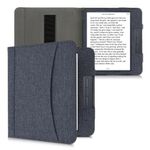 Husa pentru Kobo Libra H2O, Textil, Albastru, Kwmobile, 52977.17 fotografia produsului View 2 S